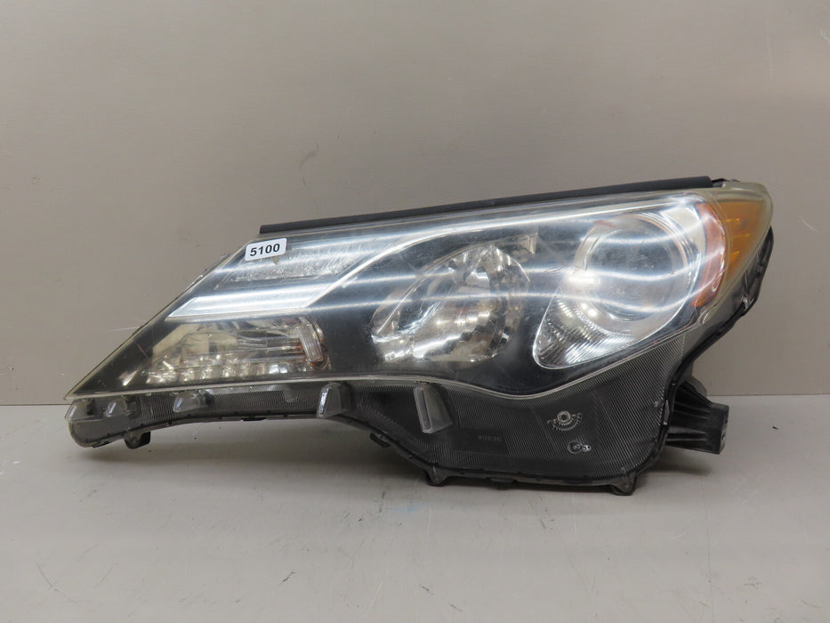 2013-2015 TOYOTA RAV4 FRONT LEFT DRIVER SIDE HEADLIGHT HALOGEN OEM