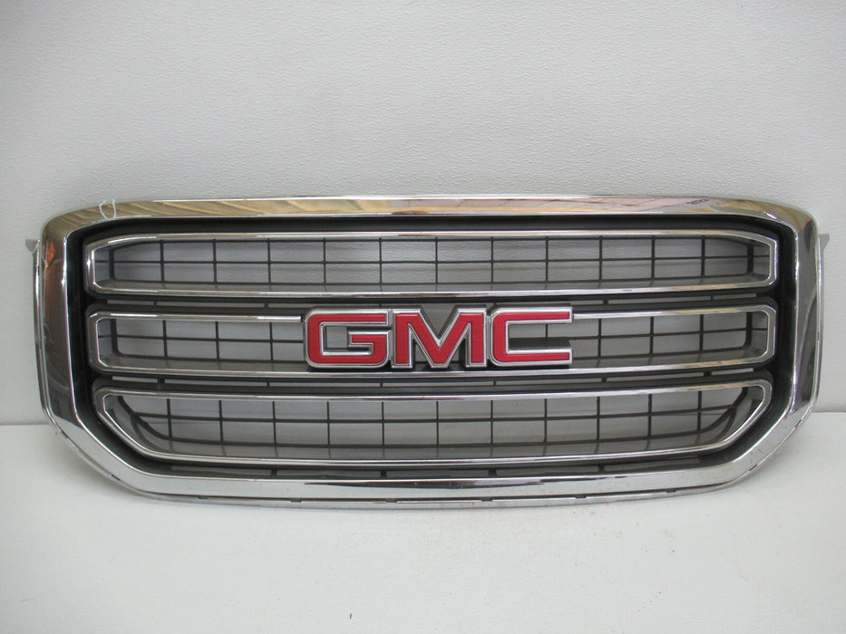 2015-2020 GMC YUKON XL FRONT BUMPER UPPER GRILLE GRILL CHROME PANEL 84722258 OEM