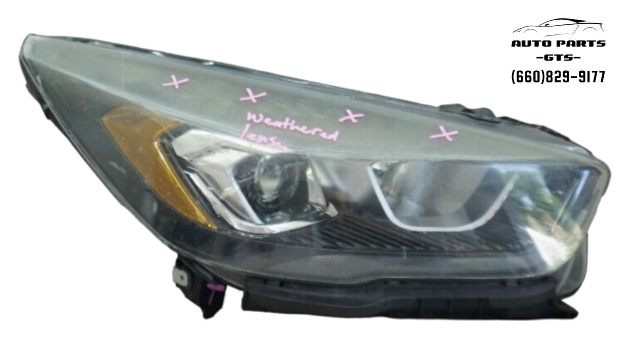 2017-2019 FORD ESCAPE RIGHT SIDE HEADLIGHT HALOGEN W/ LED OEM GJ54-13W029-CF
