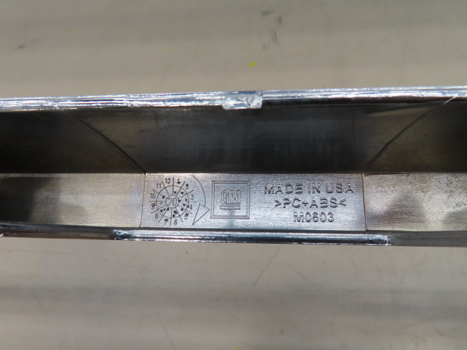 2019-2021 GMC Sierra 1500 SLT FRONT GRILL LOWER CHROME BEZEL TRIM OEM