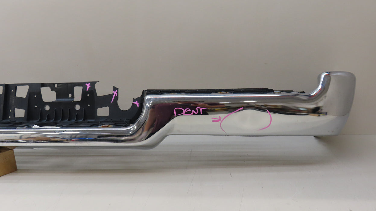 2019-2022 DODGE RAM 1500 REAR BUMPER COVER METAL CHROME OEM