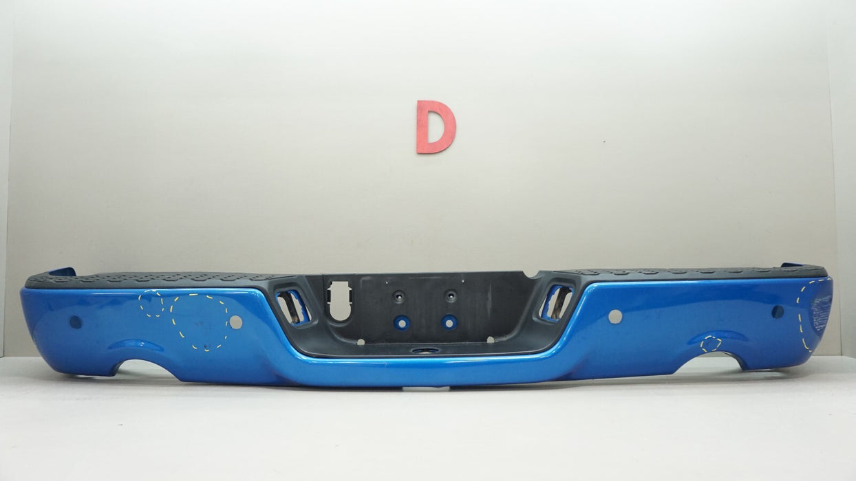 2009-2021 DODGE RAM 1500 REAR BUMPER COVER BLUE 68049779AB OEM