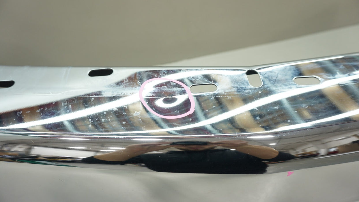 2019-2021 CHEVROLET SILVERADO 1500 FRONT BUMPER COVER OEM CHROME METAL