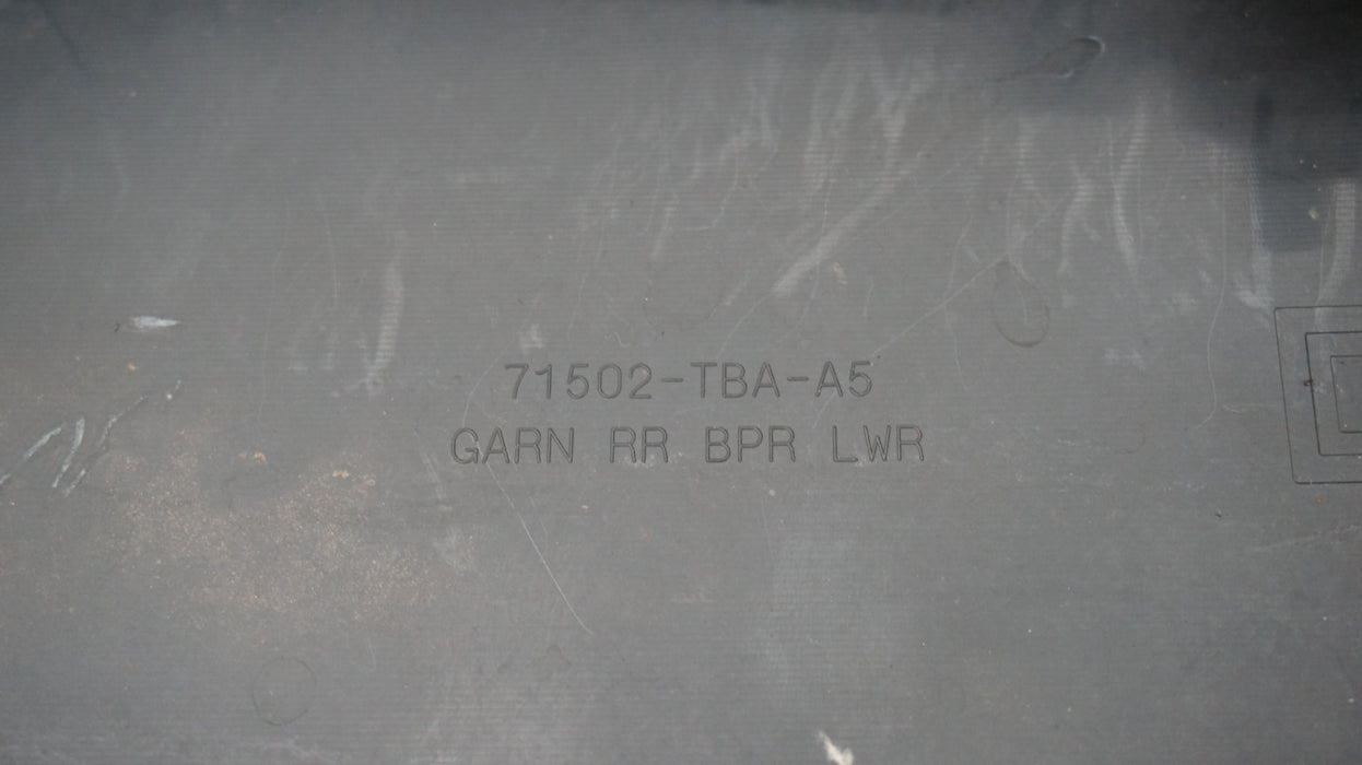 2019-2021 HONDA CIVIC REAR LOWER BUMPER VALANCE PANEL OEM 71502-TBA-A5