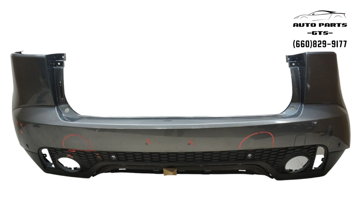 2018-2020 JAGUAR E-PACE REAR BUMPER COVER PANEL W/ SENSOR HOLE OEM J9C3-17A958-A