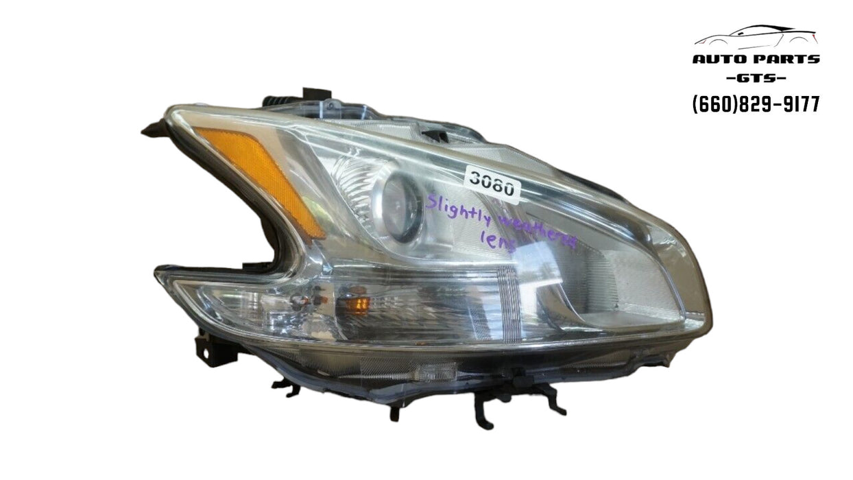 2010-2014 NISSAN MAXIMA FRONT RIGHT PASSENGER SIDE HEADLIGHT LAMP HALOGEN OEM