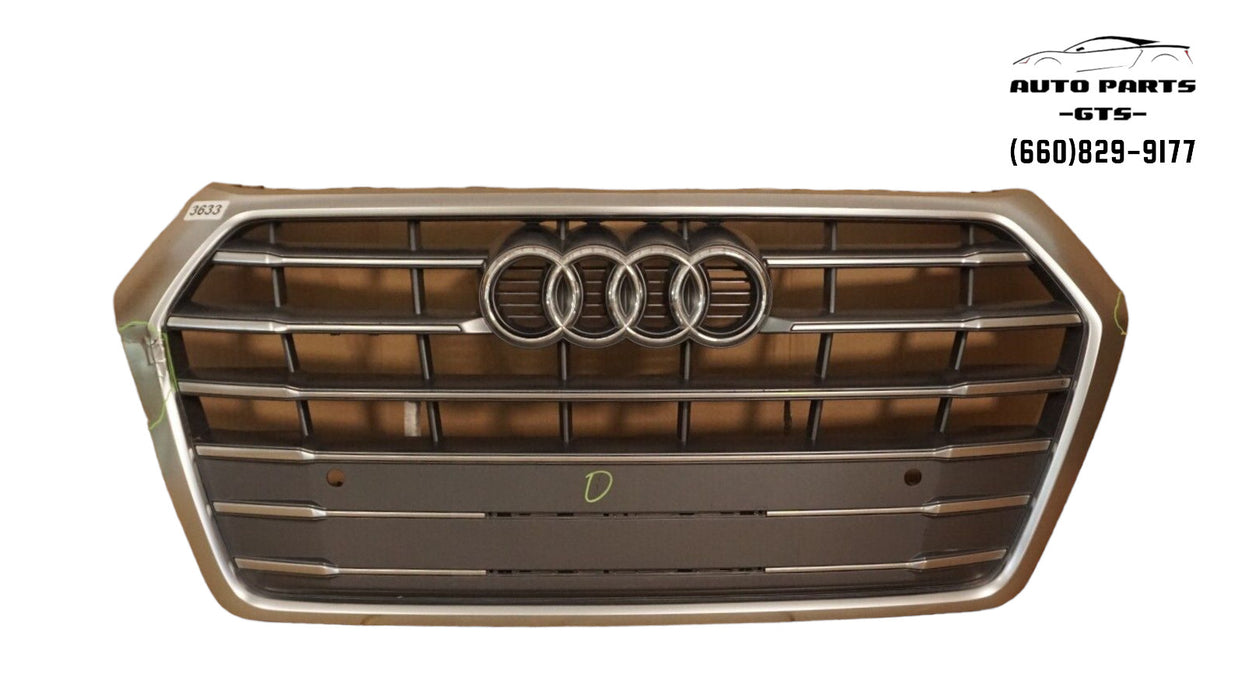 2018-2020 AUDI Q5 S-LINE FRONT BUMPER RADIATOR GRILLE GRILL 80A853651C OEM