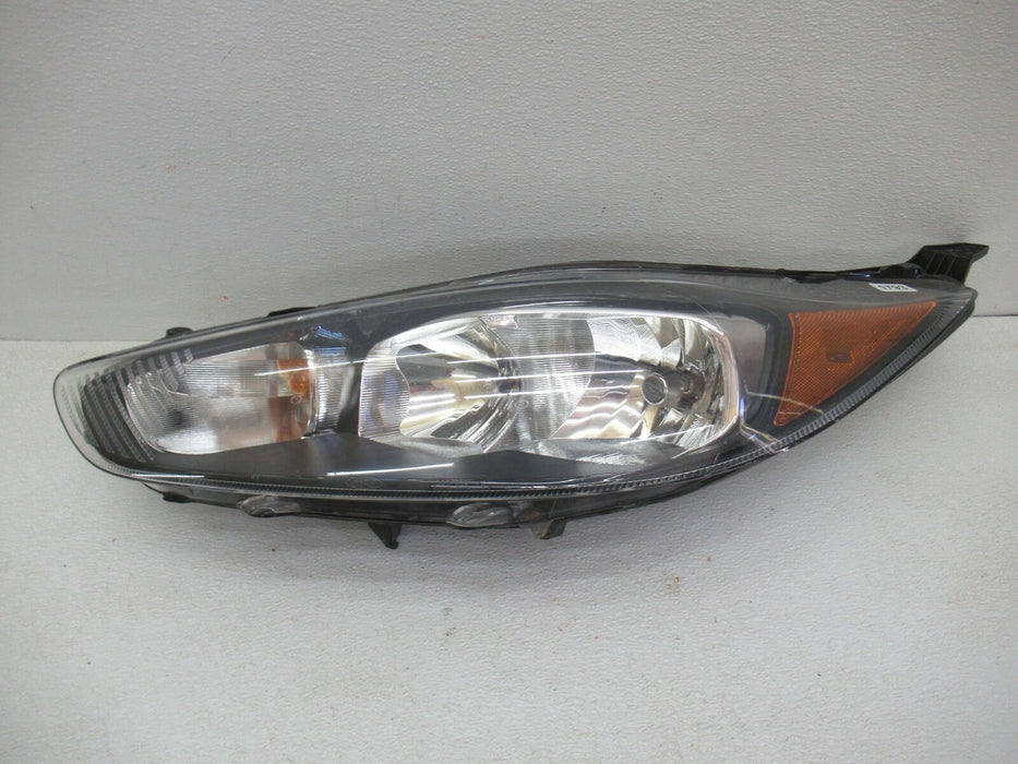 2014-2018 FORD FIESTA FRONT DRIVER BLACK BEZEL HEADLIGHT HALOGEN HEADLAMP OEM