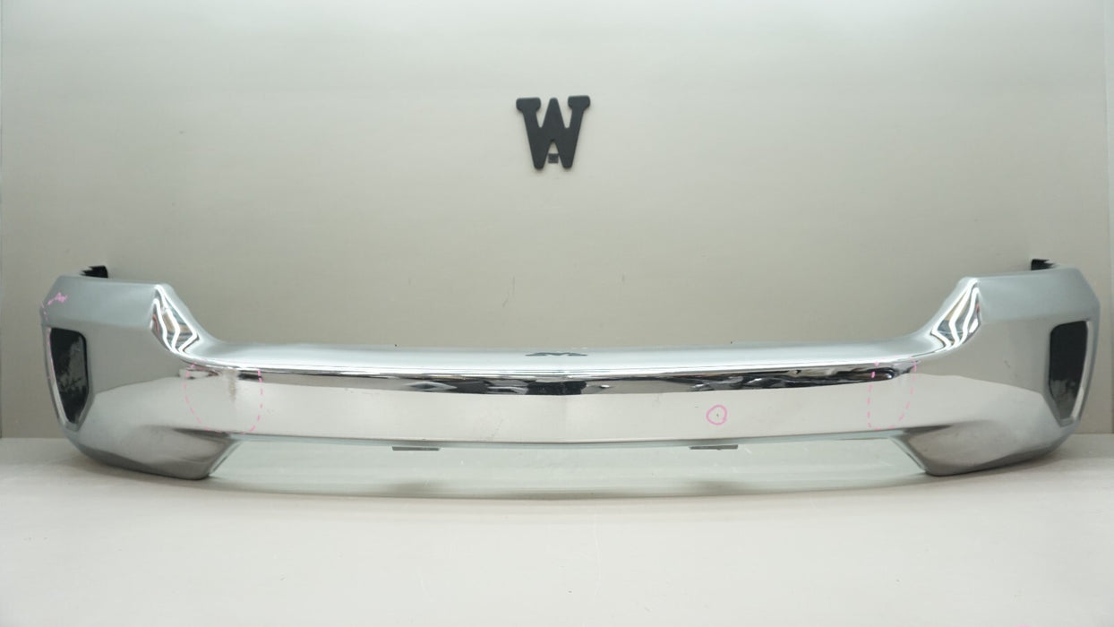2016-2019 CHEVROLET SILVERADO 1500 FRONT BUMPER COVER CHROME 84051822 OEM
