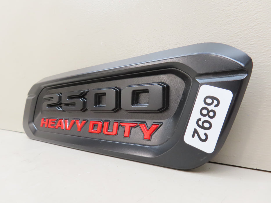 2019-2022 DODGE RAM 2500 FRONT RIGHT PASSENGER SIDE FENDER NAMEPLATE OEM