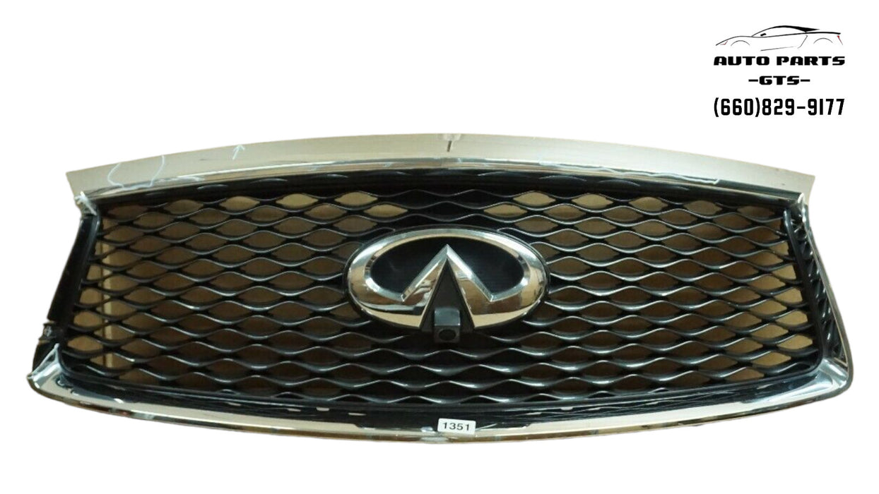 2016-2020 INFINITI QX60 FRONT CENTER RADIATOR GRILL GRILLE W/ CAMERA OEM