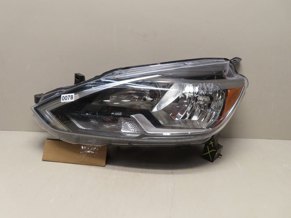 2016-2019 NISSAN SENTRA FRONT LEFT DRIVER SIDE HEADLIGHT HALOGEN OEM 204187-01