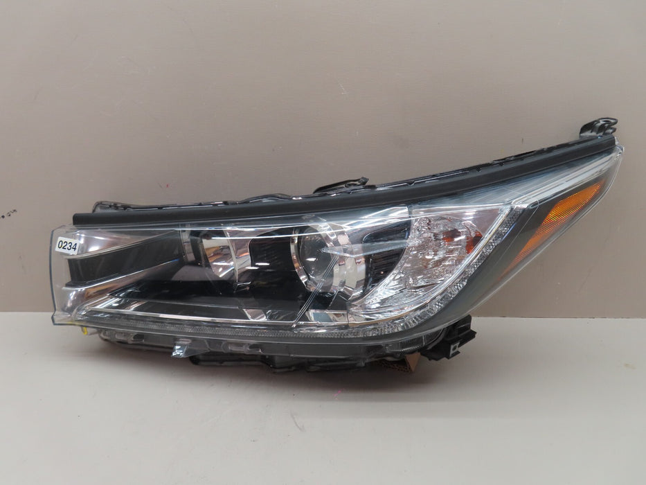 2017-2018 TOYOTA HIGHLANDER FRONT LEFT DRIVER SIDE HEADLIGHT LAMP HALOGEN OEM