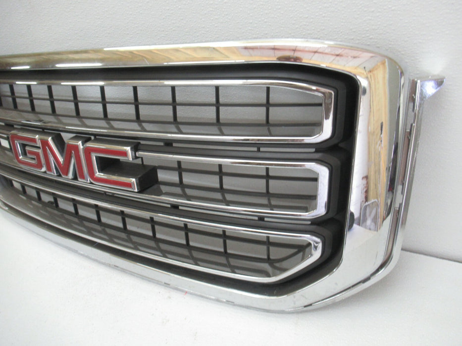 2015-2020 GMC YUKON XL FRONT BUMPER UPPER GRILLE GRILL CHROME PANEL 84722258 OEM