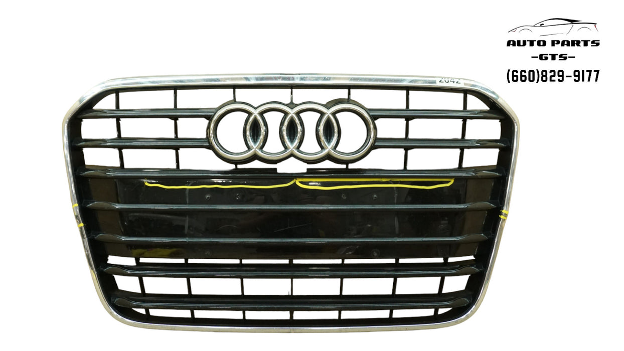 2012-2015 AUDI A6 FRONT BUMPER CENTER GRILL GRILLE OEM 4G0853653A 12 13 14 15