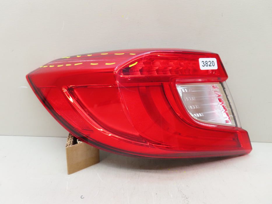 2018-2022 HONDA ACCORD REAR LEFT DRIVER SIDE TAIL LIGHT OUTER OEM