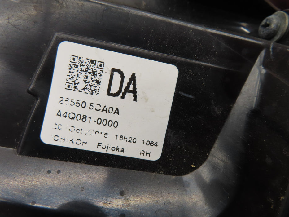 2016 - 2020 INFINITI QX60 REAR RIGHT PASSENGER SIDE TAILLIGHT BRAKE LAMP LED OEM