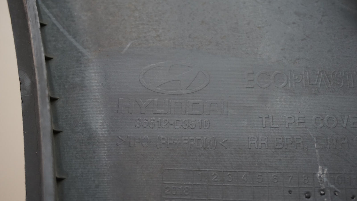 2019-2021 HYUNDAI TUCSON REAR LOWER BUMPER COVER VALANCE OEM 86612-D3510