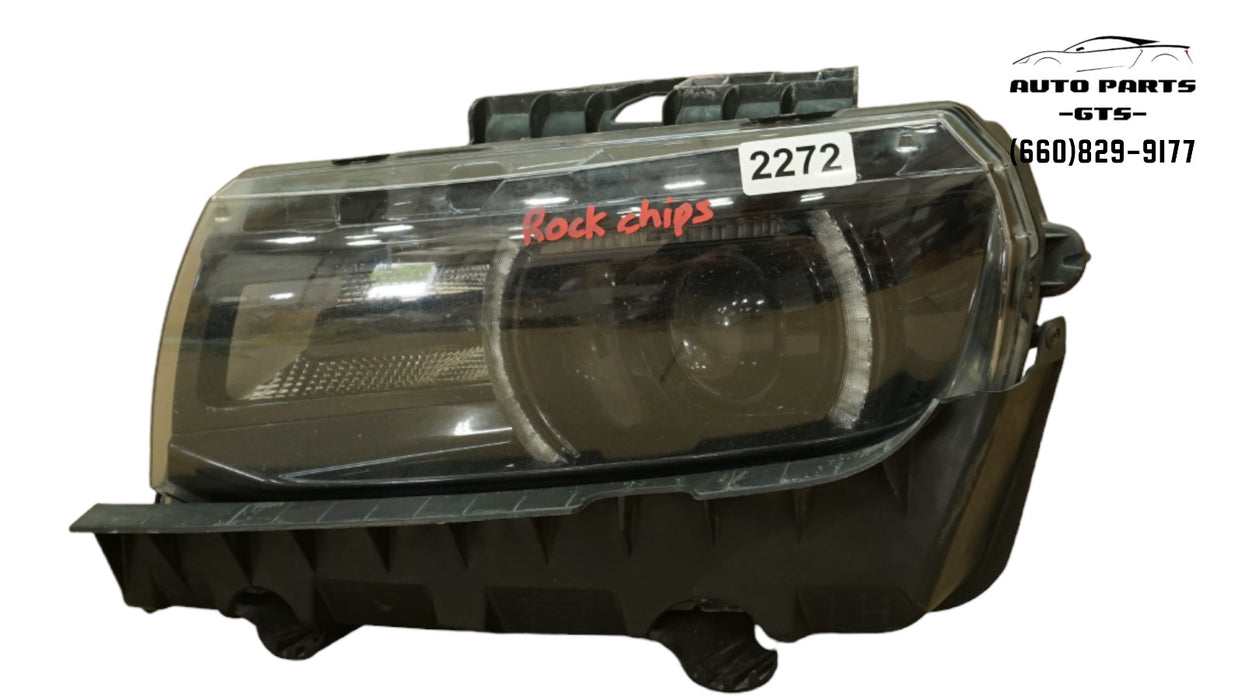 2014-2015 CHEVROLET CAMARO FRONT LEFT DRIVER SIDE HEADLIGHT HALOGEN OEM 14 15