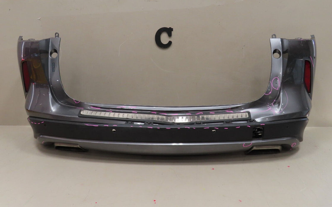2019-2020 INFINITI QX50 SUV REAR BUMPER COVER W/ LOWER PANEL MUFFLER TIP OEM