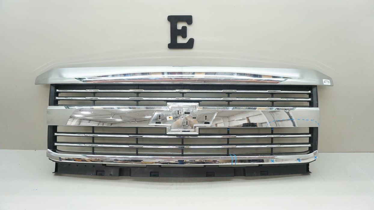 2015-2019 CHEVROLET SILVERADO 2500 3500 FRONT GRILLE OEM 22796386