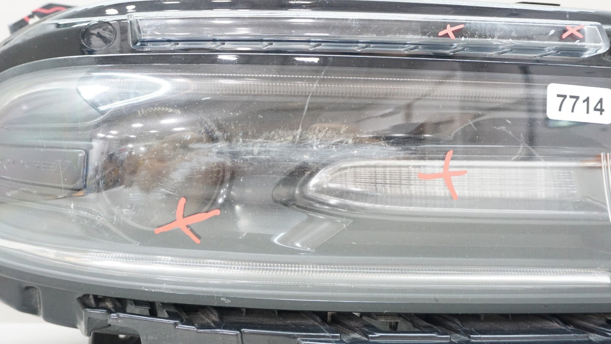 2015-2021 DODGE CHARGER FRONT RIGHT PASSENGER SIDE HEADLIGHT HALOGEN W/LED OEM