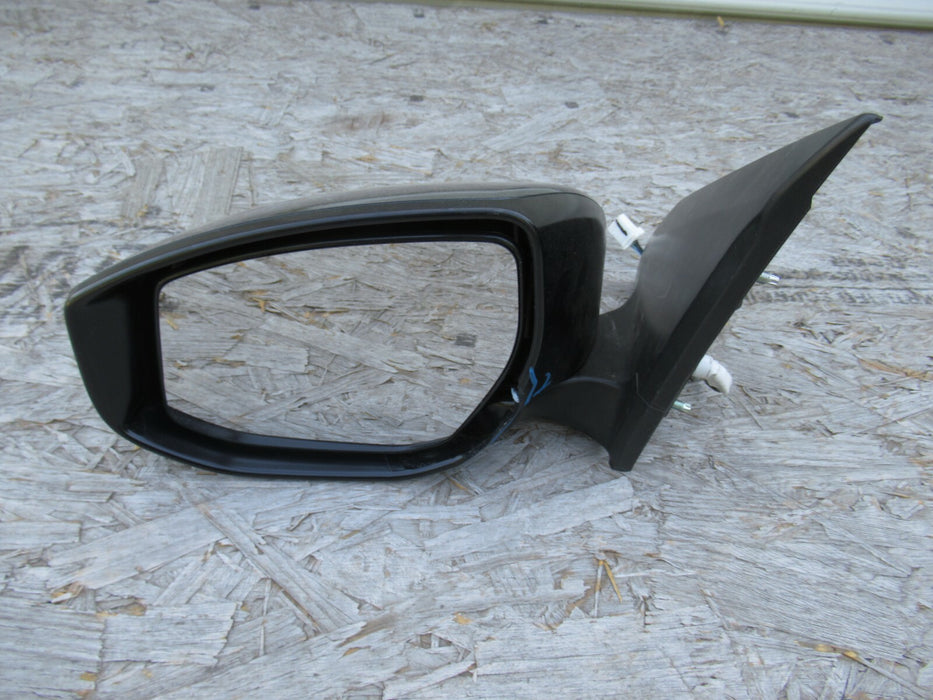 2016-2019 NISSAN SENTRA FRONT LEFT DRIVER SIDE DOOR REAR VIEW MIRROR BLACK OEM