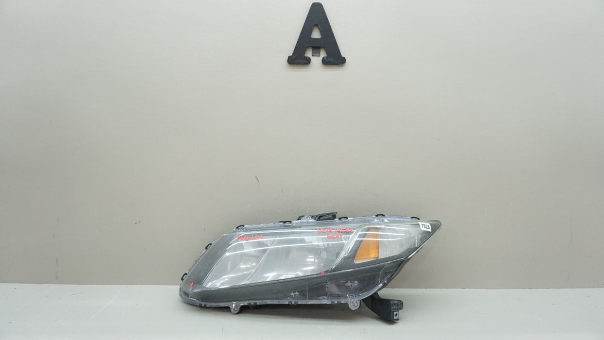 2013-2015 HONDA CIVIC FRONT LEFT DRIVERS SIDE HEADLIGHT HALOGEN OEM 13 14 15