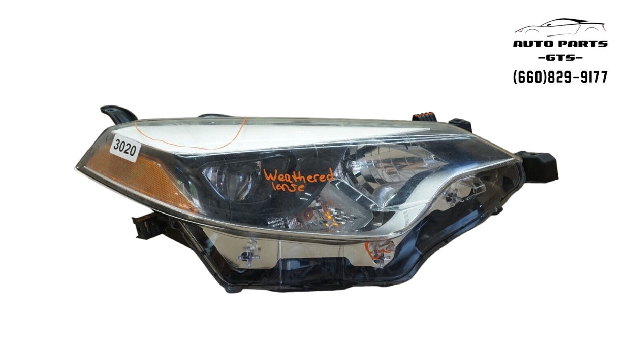 2014-2016 TOYOTA COROLLA FRONT RIGHT PASSENGERS SIDE HEADLIGHT OEM 14 15 16