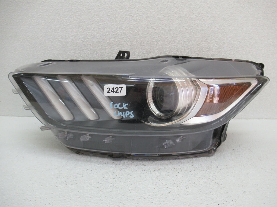 2015-2019 FORD MUSTANG GT LEFT DRIVER SIDE HEADLIGHT XENON HEADLAMP OEM