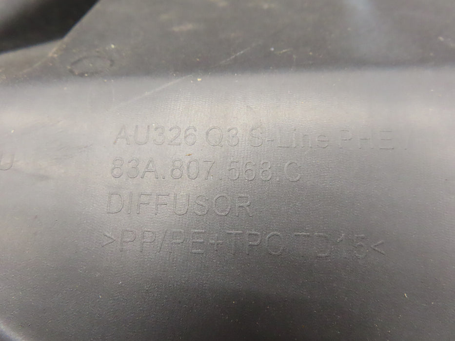 2019-2022 AUDI Q3 S-LINE REAR BUMPER COVER OEM