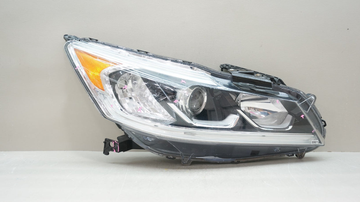 2016-2017 HONDA ACCORD FRONT RIGHT PASSENGER SIDE HALOGEN HEADLIGHT OEM