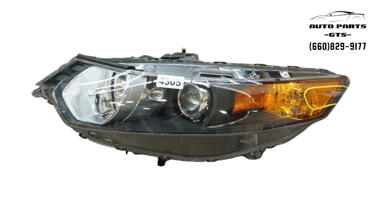 2009-2014 ACURA TSX FRONT LEFT DRIVERS SIDE HALOGEN HEADLIGHT OEM