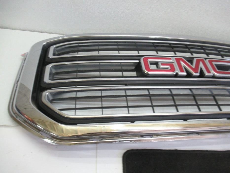 2015-2020 GMC YUKON XL FRONT BUMPER UPPER GRILLE GRILL CHROME PANEL 84722258 OEM
