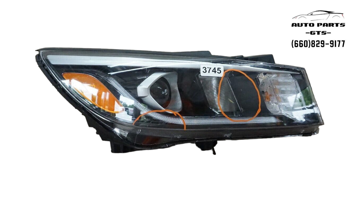 2019-2021 KIA SEDONA FRONT RIGHT PASSENGERS SIDE HEADLIGHT OEM