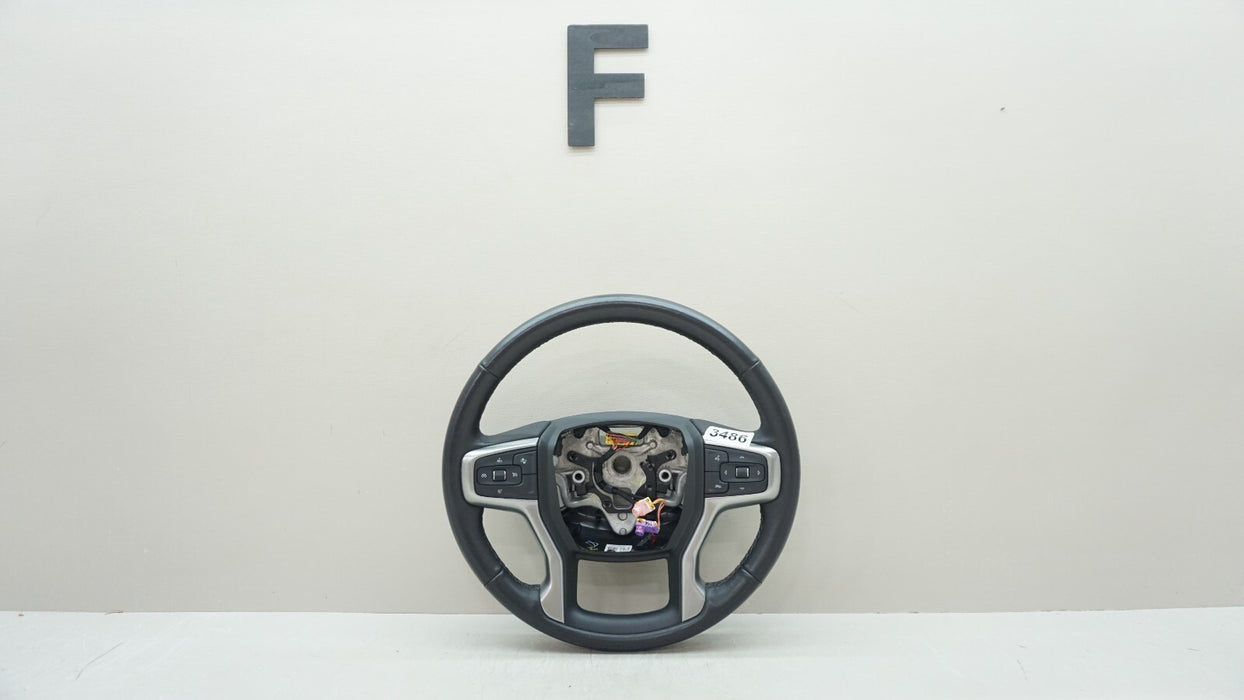 2019-2023 CHEVROLET SILVERADO TAHOE SUBURBAN GMC SIERRA STEERING WHEEL OEM