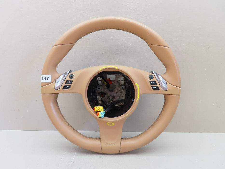2011-2016 PORSCHE CAYENNE S STEERING WHEEL OEM 991.347.803.42