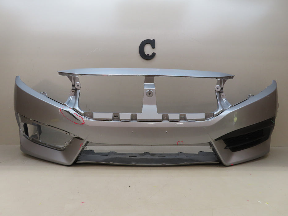 2016 2017 2018 HONDA CIVIC FRONT BUMPER COVER OEM 71101-TBA-A010