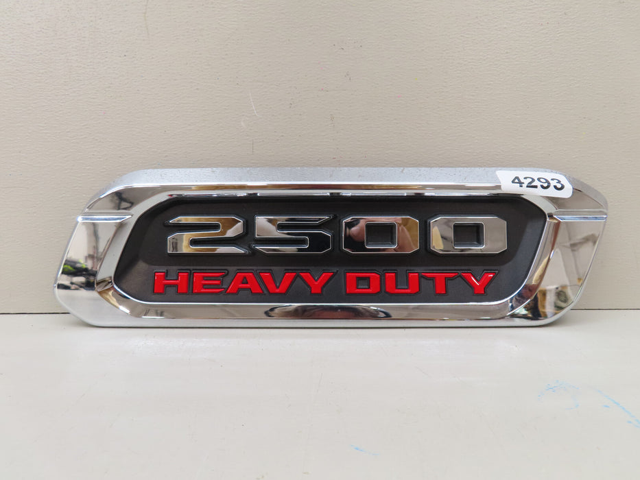 2019-2024 DODGE RAM 2500 HEAVY DUTY FRONT RIGHT PASSENGER HOOD EMBLEM OEM
