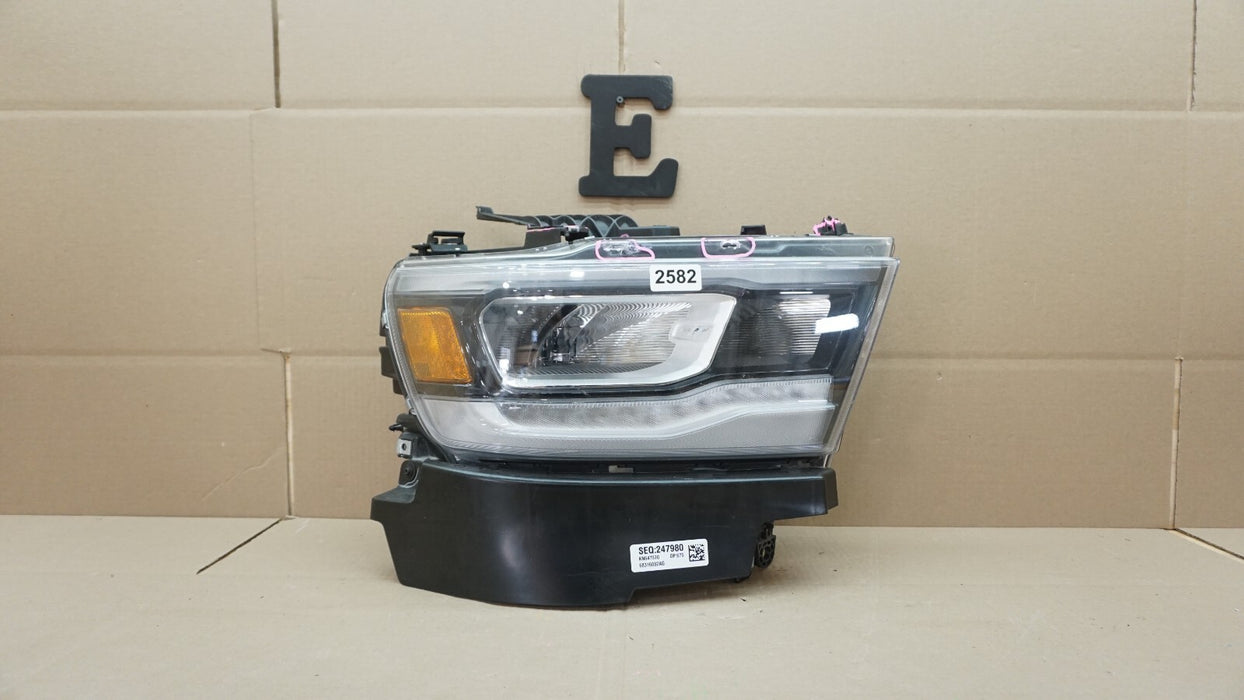 2019-2022 DODGE RAM 1500 FRONT RIGHT PASSENGER SIDE HEADLIGHT OEM 19 20 21 22