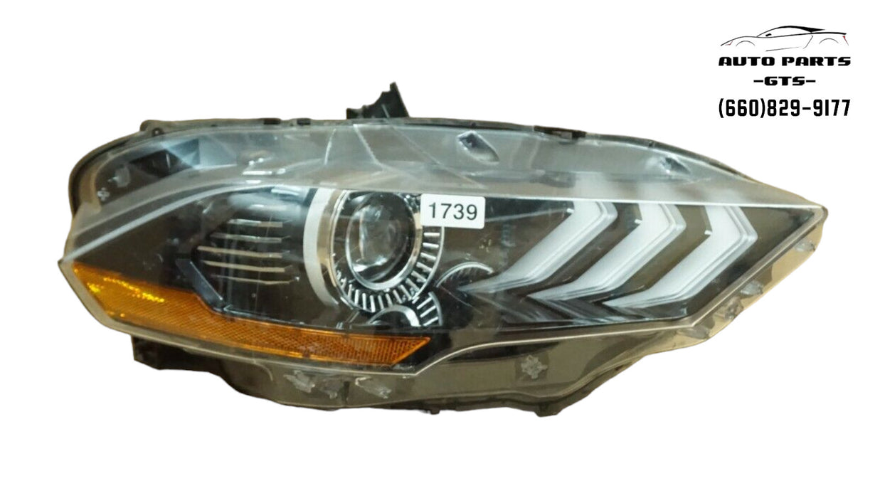 2018-2021 FORD MUSTANG FRONT RIGHT PASSENGER SIDE HEADLIGHT HEADLAMP LED OEM