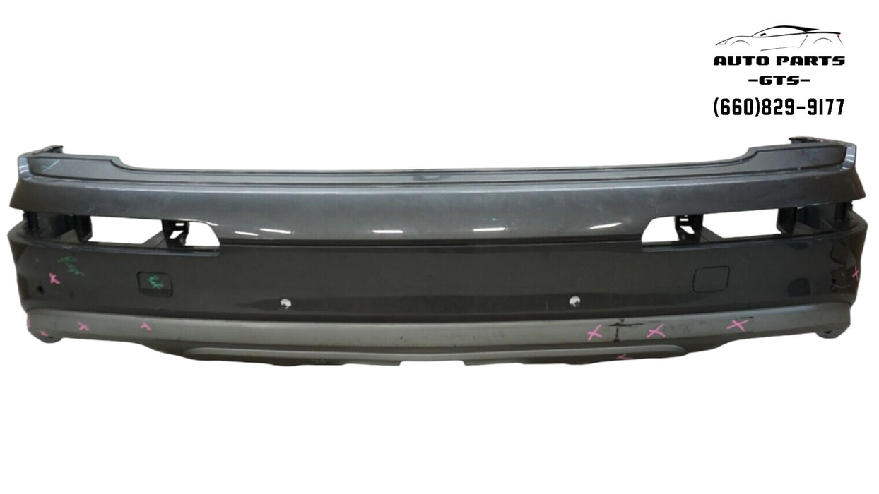 2017-2019 AUDI Q7 REAR BUMPER COVER W/ SPOILER VALANCE PANEL OEM 4M0807527B