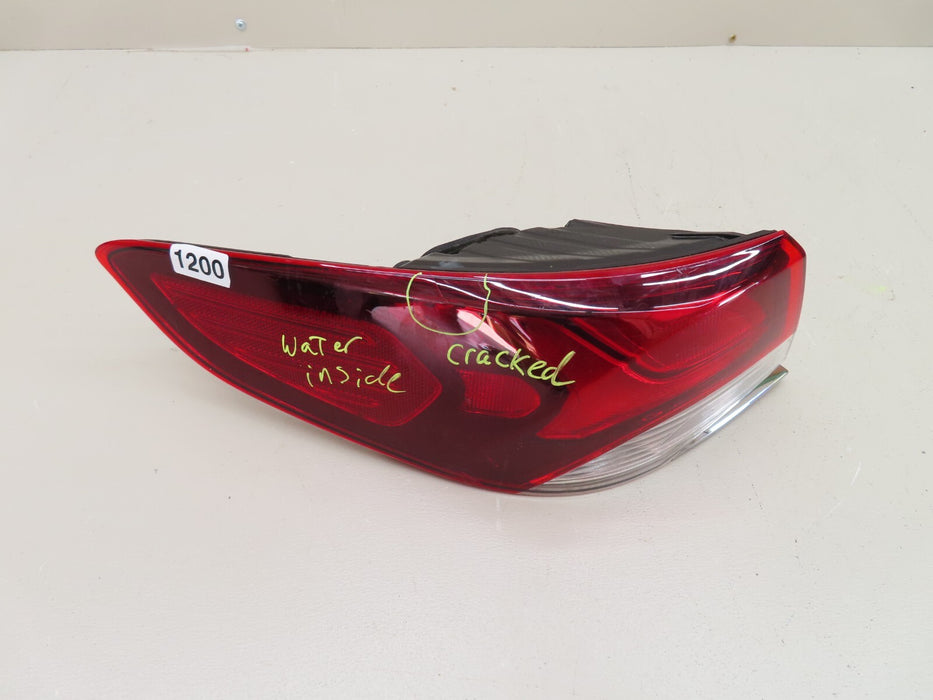 2018-2019 HYUNDAI SONATA REAR LEFT DRIVER SIDE TAILLIGHT TAILLAMP ASSEMBLY OEM