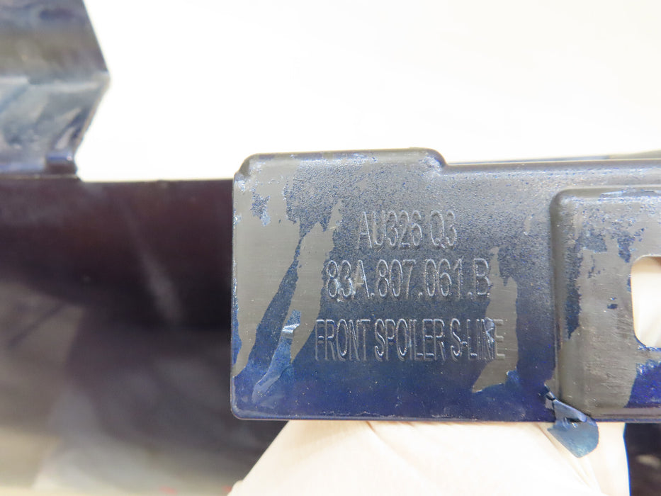 2019-2021 AUDI Q3 S-LINE FRONT LOWER BUMPER COVER VALANCE OEM 83A807061B