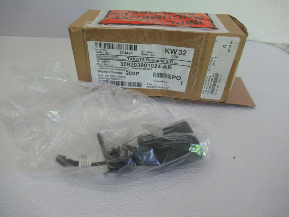 2015-2020 PORSCHE MACAN S REAR RIGHT PASSENGER SIDE SEAT BELT BUCKLE LATCH OEM