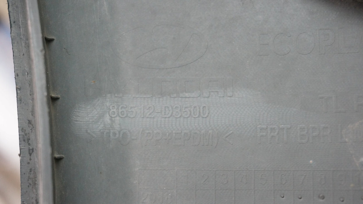 2019-2021 HYUNDAI TUCSON FRONT LOWER BUMPER VALANCE PANEL OEM 86512-D3500