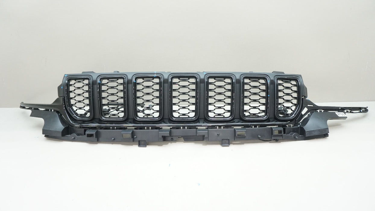2021-2023 JEEP GRAND CHEROKEE FRONT UPPER RADIATOR GRILLE GRILL W HARNESS OEM