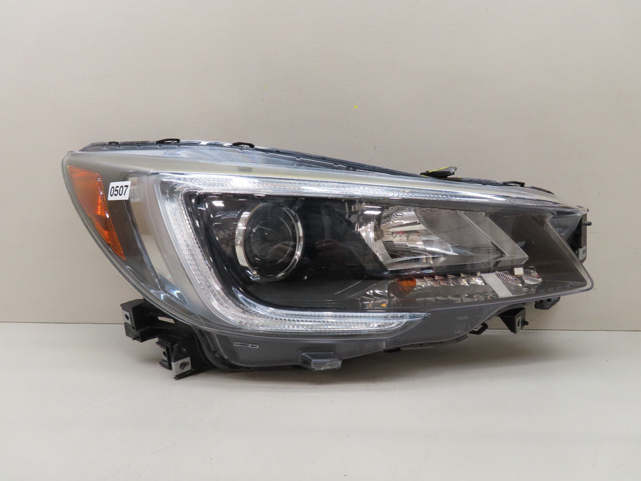 2018 2019 SUBARU OUTBACK FRONT RIGHT PASSENGER HEADLIGHT HALOGEN W/LED OEM