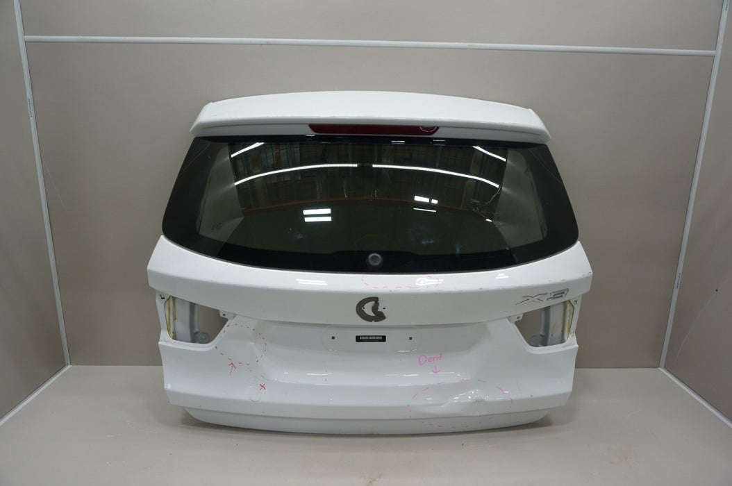 2011-2017 BMW X3 REAR TRUNK HATCH LID W/ GLASS OEM