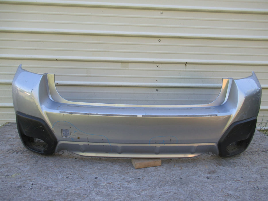 2018-2019 SUBARU CROSSTRACK REAR BUMPER COVER PLASTIC SILVER FACTORY OEM